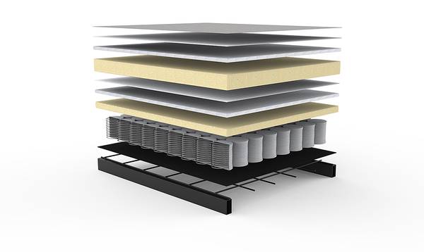 Schlafsofa Malloy Webstoff Kenya: Gravel