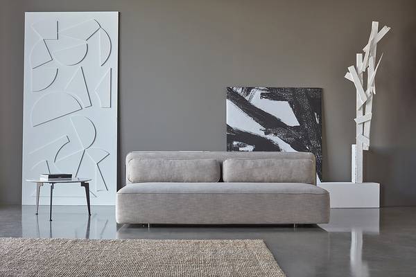 Schlafsofa Yonata Webstoff Phobos: Latte