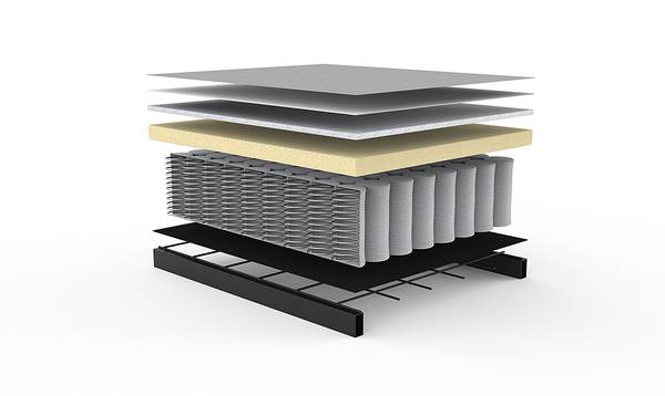 Schlafsofa Yonata Webstoff Phobos: Latte