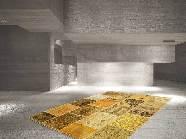 Tapis en laine My Spirit - Type B Laine - Doré - 200 x 290 cm