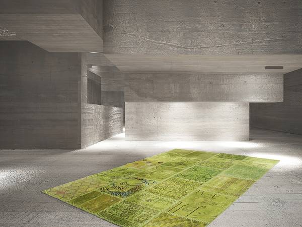 Tappeto di lana My Spirit C Lana - Verde - 120 x 170 cm