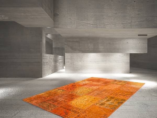 Tappeto di lana My Spirit E Lana - Arancione - 160 x 230 cm