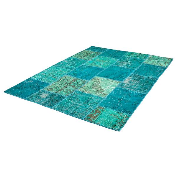 Wollen vloerkleed My Spirit type H wol - turquoise - 200 x 290 cm