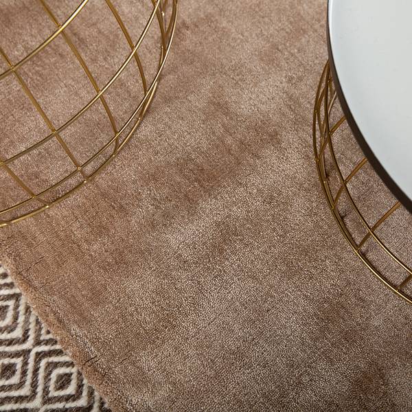 Tappeto a pelo corto My Breeze E Lyocell - Tortora - 160 x 230 cm