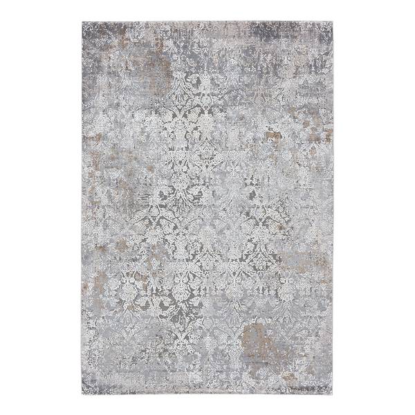 Tappeto a pelo corto My Jewel A Seta di bambù / Acrilico - tortora - 80 x 150 cm