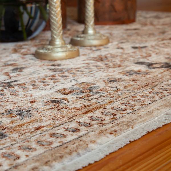 Tappeto a pelo corto My Laos D Poliestere - beige - 40 x 60 cm