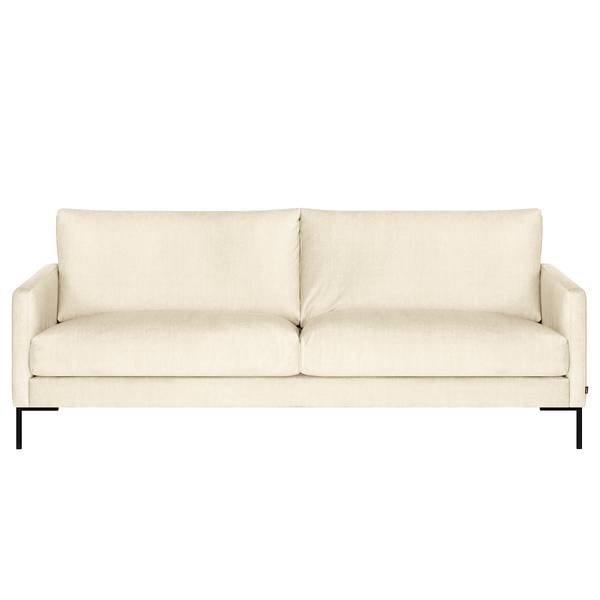 3-Sitzer Sofa Belmonte Microfaser Valeria: Creme - Breite: 211 cm