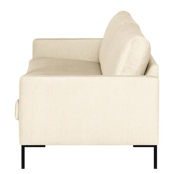 3-Sitzer Sofa Belmonte Microfaser Valeria: Creme - Breite: 211 cm