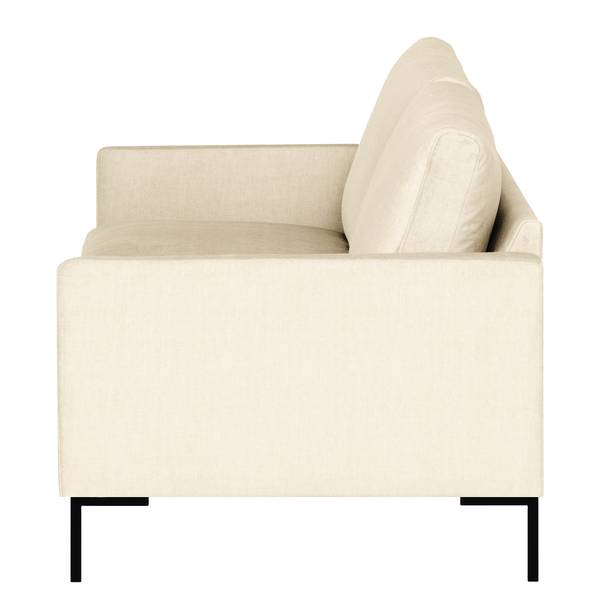 2,5-Sitzer Sofa Belmonte Microfaser Valeria: Creme