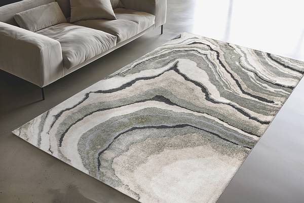 Tapis de couloir My Bologna - Type B Polypropylène / Polyester - Vert