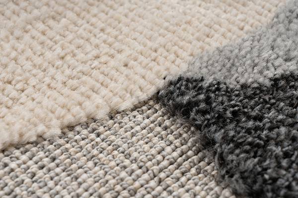 Tappeto cameretta My Fano Rahe rotondo Polipropilene - grigio / Beige