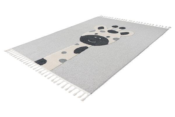 Tappeto per cameretta My Fano Gira Polipropilene - Grigio; nero - 160 x 230 cm