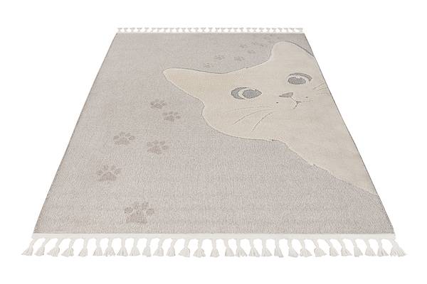 Tapis enfant My Fano Rahe Polypropylène frisé - Beige - 160 x 230 cm