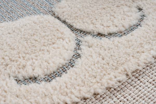 Tapis enfant My Fano lion Polypropylène frisé - Beige - 160 x 230 cm