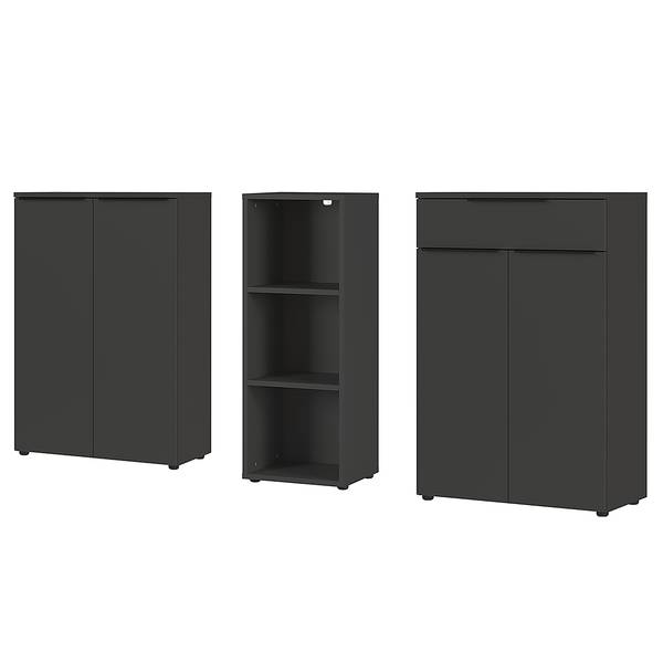 Schrankwand Mailand - 120 cm Graphit