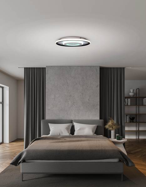 LED-Deckenleuchte Livana PVC / Eisen - 3-flammig