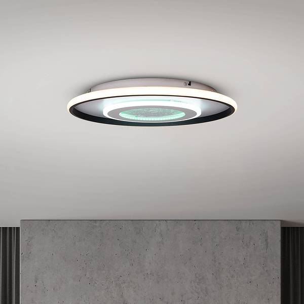 LED-Deckenleuchte Livana PVC / Eisen - 3-flammig