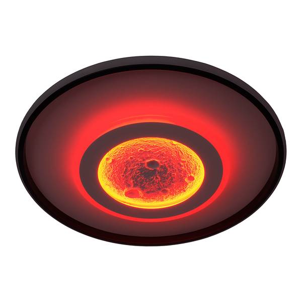 LED-Deckenleuchte Livana PVC / Eisen - 3-flammig