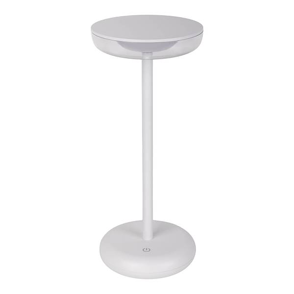 LED-Tischleuchte Pasi Acrylglas / Eisen - 1-flammig - Weiß