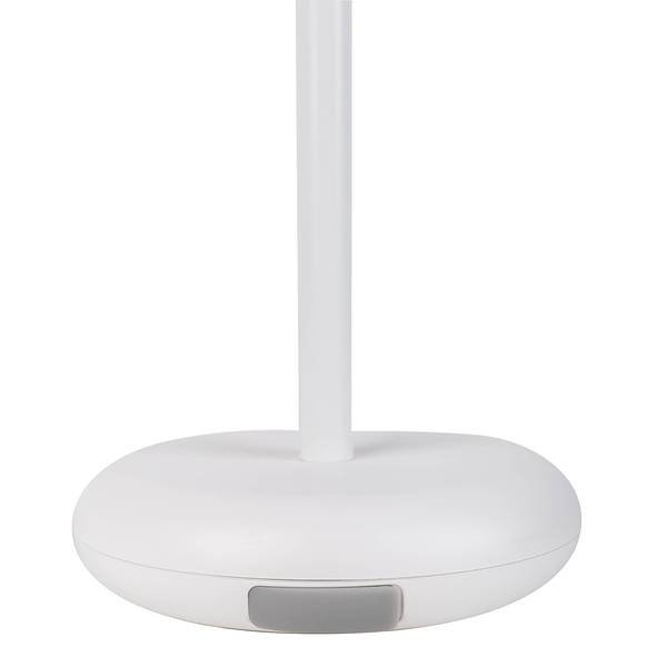 LED-Tischleuchte Pasi Acrylglas / Eisen - 1-flammig - Weiß