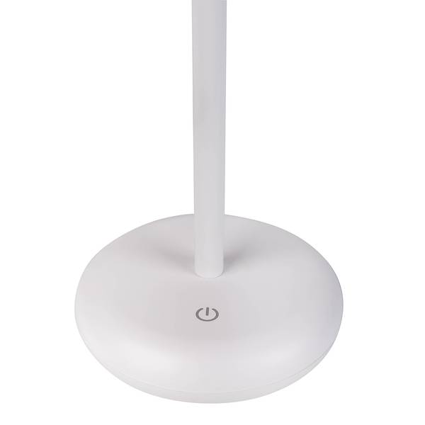 LED-Tischleuchte Pasi Acrylglas / Eisen - 1-flammig - Weiß