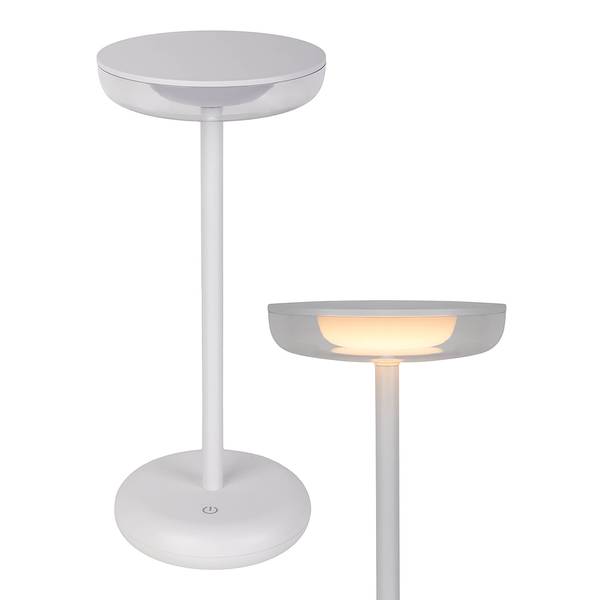 LED-Tischleuchte Pasi Acrylglas / Eisen - 1-flammig - Weiß