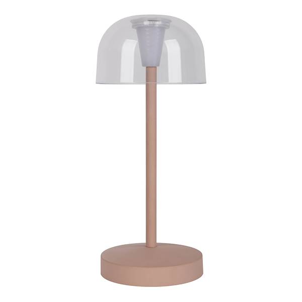 Lampada tavolo LED Gomba Set da 2 Vetro acrilico / Acciaio - 1 punto luce - Beige