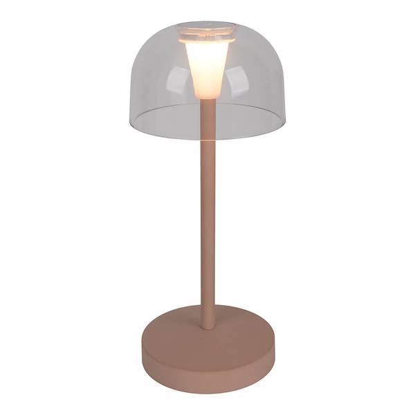 Lampada tavolo LED Gomba Set da 2 Vetro acrilico / Acciaio - 1 punto luce - Beige