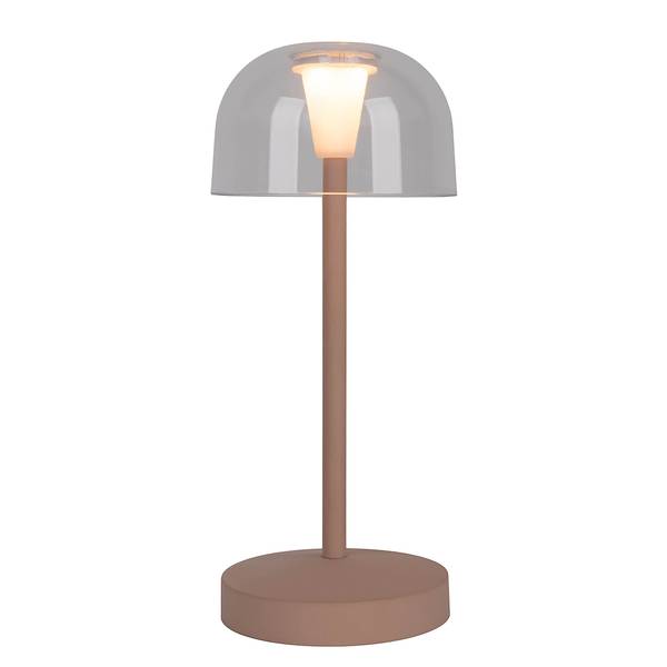 Lampada tavolo LED Gomba Set da 2 Vetro acrilico / Acciaio - 1 punto luce - Beige