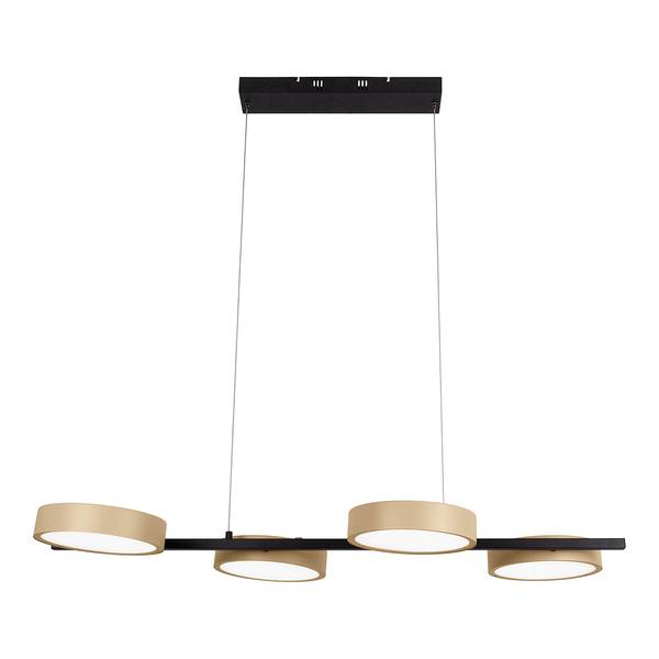 Lampada a sospensione a LED Tessa Acciaio - 4 punti luce