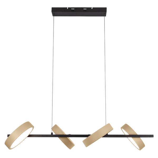 Lampada a sospensione a LED Tessa Acciaio - 4 punti luce