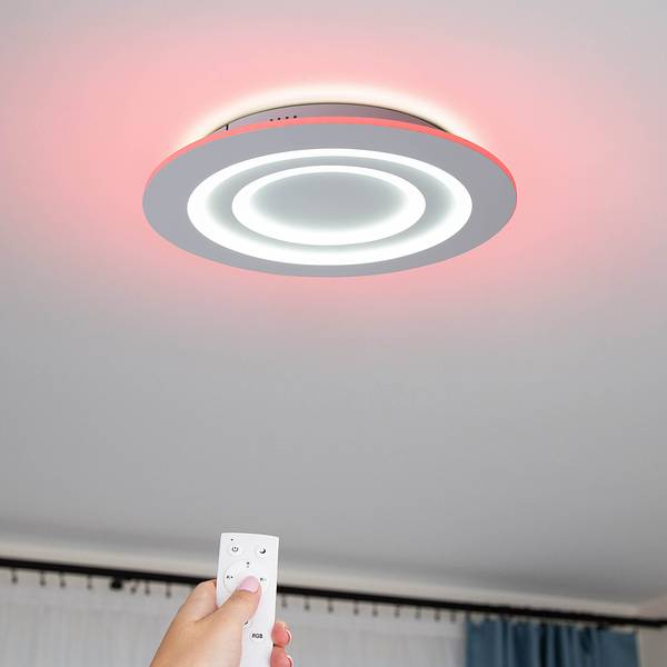 Plafonnier LED Mirel Plexiglas / Aluminium - 3 ampoules