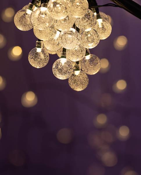 Catena luminosa LED Becul Vetro acrilico - 50 punto luce