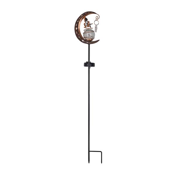LED-Erdspieß Fee Klarglas / Stahl - 1-flammig