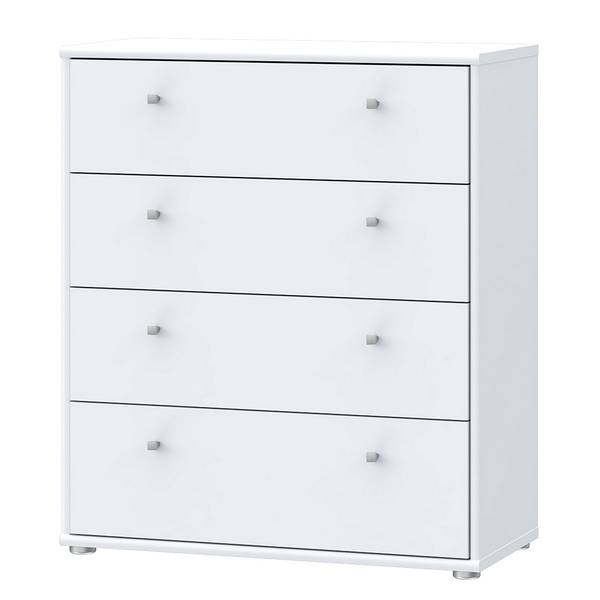 Kommode Patal mit Schubladen Weiß - Breite: 74 cm