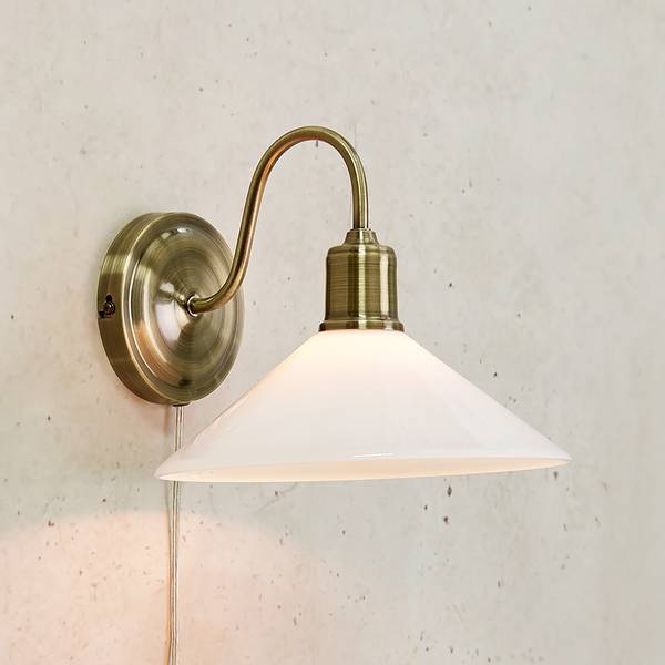 Wandlamp Vela wit