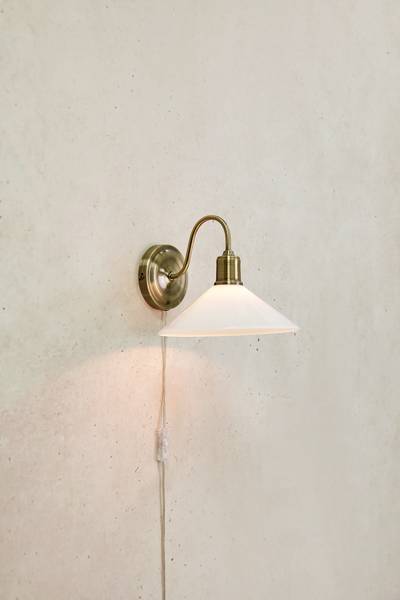 Wandlamp Vela wit
