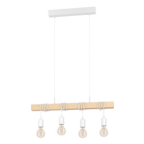 Hanglamp Townshend staal - 4-lichts