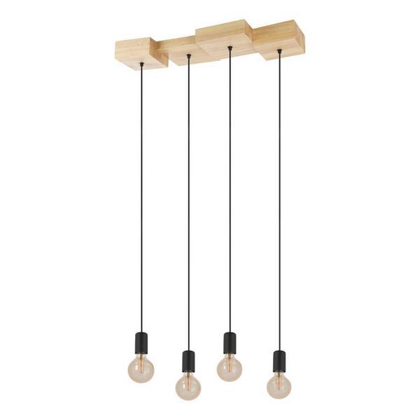 Pendelleuchte Halkin Stahl - 4-flammig
