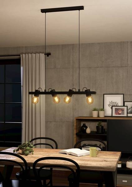 Lampada a sospensione Plimsoll Acciaio - 4 punti luce