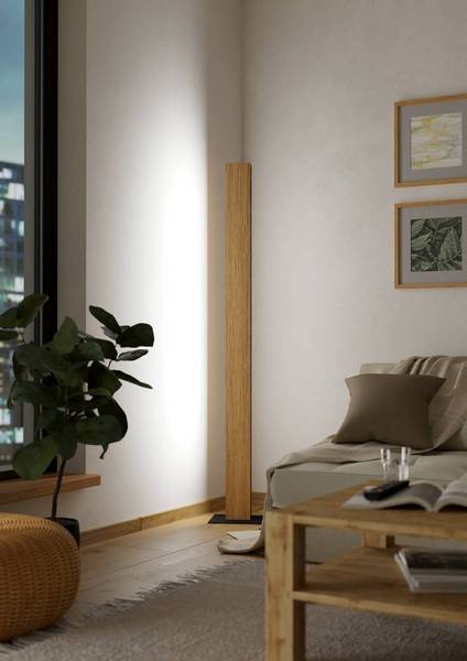 Lampada da terra LED Anchorena Materiale plastico - 1 punti luce