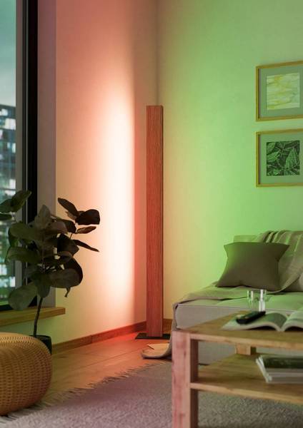 Lampada da terra LED Anchorena Materiale plastico - 1 punti luce