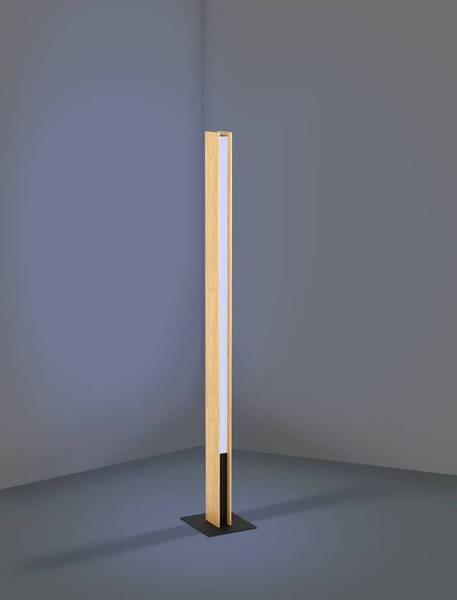Lampada da terra LED Anchorena Materiale plastico - 1 punti luce