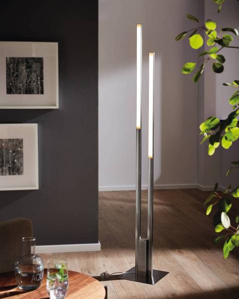 Lampada da terra LED Fraioli Policarbonato / Alluminio - 2 punto luce