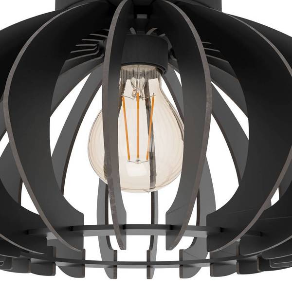 Lampada da soffitto Cossano Acciaio - 1 punti luce - Diametro: 45 cm