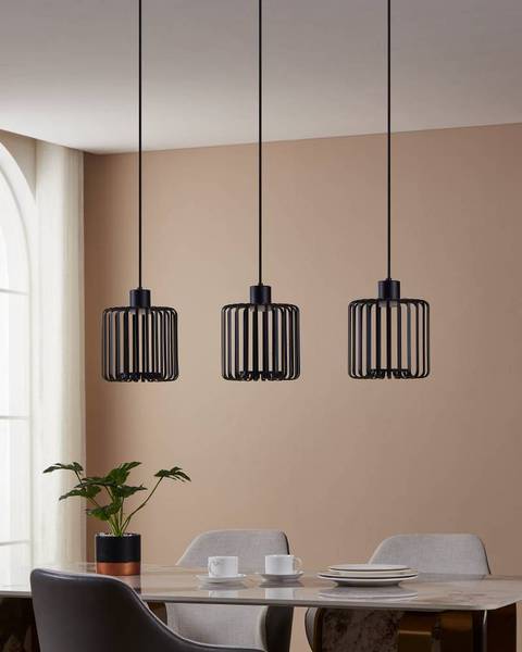 LED-Pendelleuchte Ginestrone Polycarbonat / Stahl - 3-flammig