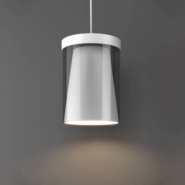 LED-Pendelleuchte Chiusello Klarglas / Stahl - 3-flammig