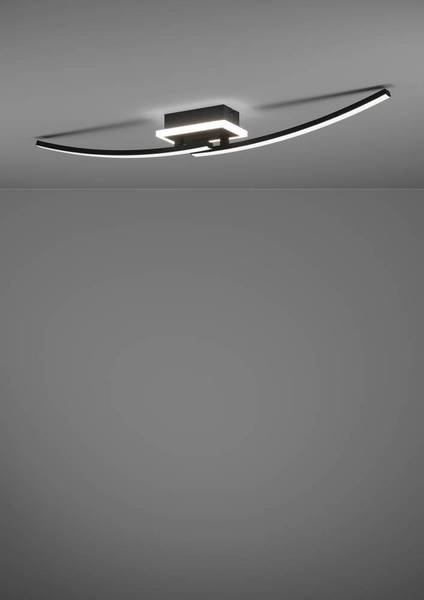 Lampada da soffitto LED Lungolago A Acciaio / Policarbonato - 1 punto luce