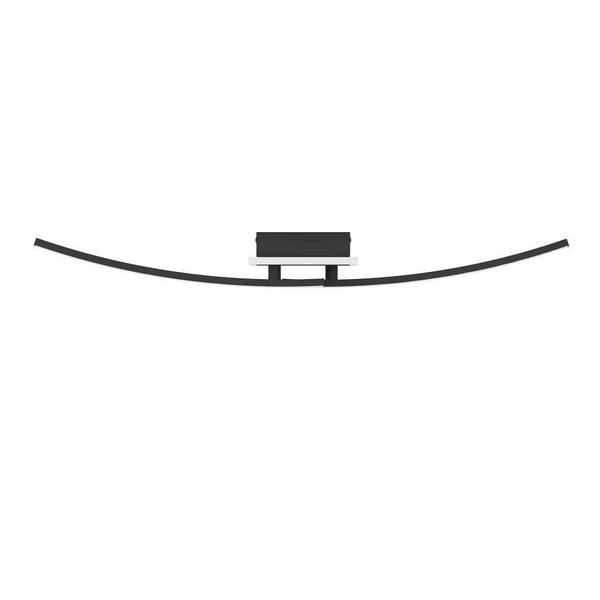 Lampada da soffitto LED Lungolago A Acciaio / Policarbonato - 1 punto luce