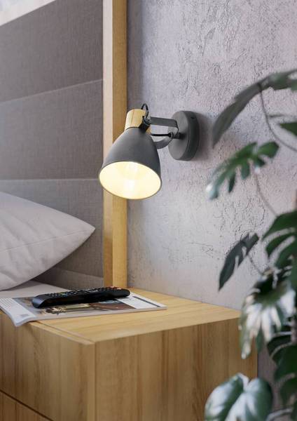 Plafondlamp Coswarth staal - Aantal lichtbronnen: 1